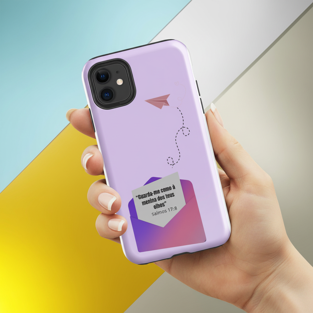 CAPA PERSONALIZADA RESISTENTE PARA IPHONE